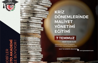 Kriz Dönemlerinde Maliyet Yönetimi Eğitimi